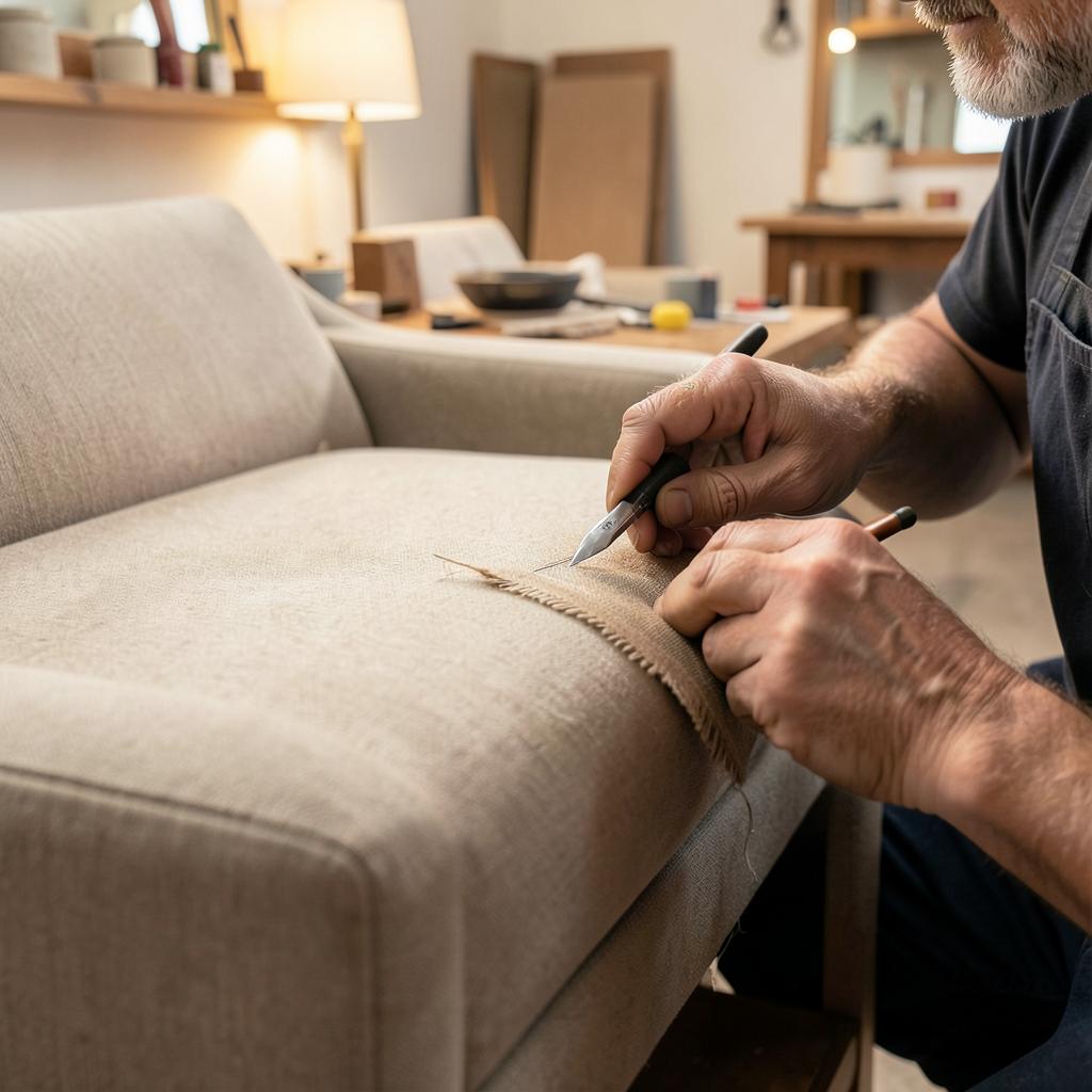 Sofa reupholstery